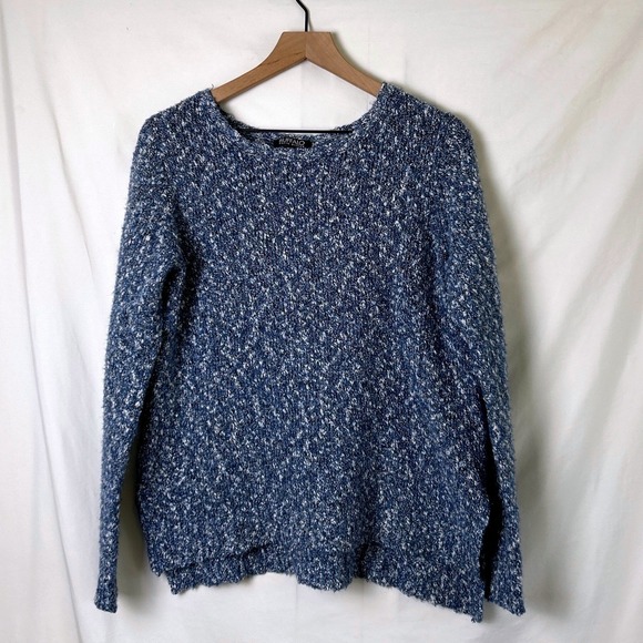 Buffalo David Bitton Sweaters - Buffalo David Bitton Womens Wool Blend Sweater Blue Size S Marled Knit Cozy